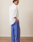 CERES LIFE | GIGI WIDE LEG TRACKPANT - VINTAGE BLUE