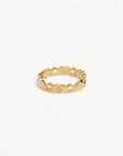 BY CHARLOTTE | GOLD CONNECTED HEARTS RING