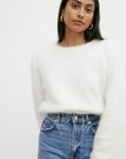 WORLD OF NOMADS | STELLA BOAT NECK KNIT - SNOW