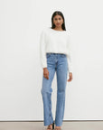 WORLD OF NOMADS | STELLA BOAT NECK KNIT - SNOW