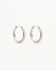 BY CHARLOTTE | INFINITE HORIZON LARGE HOOPS - SILVER