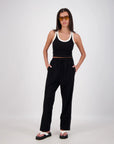 JASMINE ALEXA | MANAROLA TRACKPANTS - BLACK