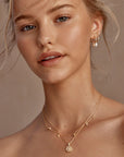 BY CHARLOTTE | LIVE IN PEACE CHOKER - GOLD
