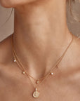 BY CHARLOTTE | LIVE IN PEACE CHOKER - GOLD