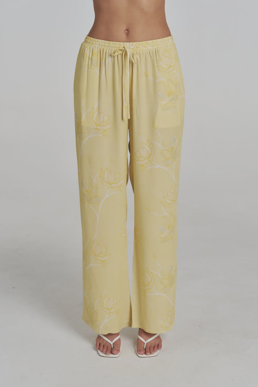 SUMMI SUMM | ELASTIC WAIST PANT - MAGNOLIA