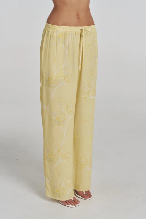 SUMMI SUMM | ELASTIC WAIST PANT - MAGNOLIA