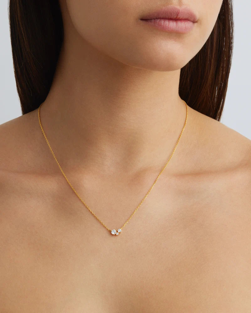 BY CHARLOTTE | WHISPERS OF LOVE NECKLACE - GOLD