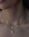 BY CHARLOTTE | WHISPERS OF LOVE NECKLACE - GOLD