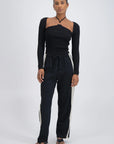 JASMINE ALEXA | PANAREA TRACKPANT - BLACK