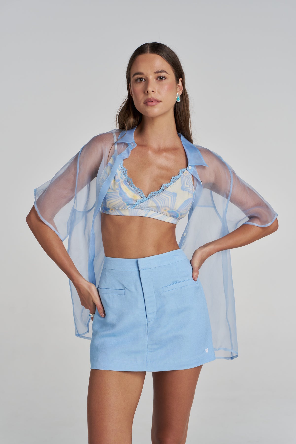 SUMMI SUMMI | ROMEO SS SHIRT - OCEAN