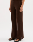 NUDE LUCY | ZOSIA KNIT PANT - CHOCOLATE