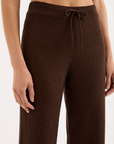 NUDE LUCY | ZOSIA KNIT PANT - CHOCOLATE
