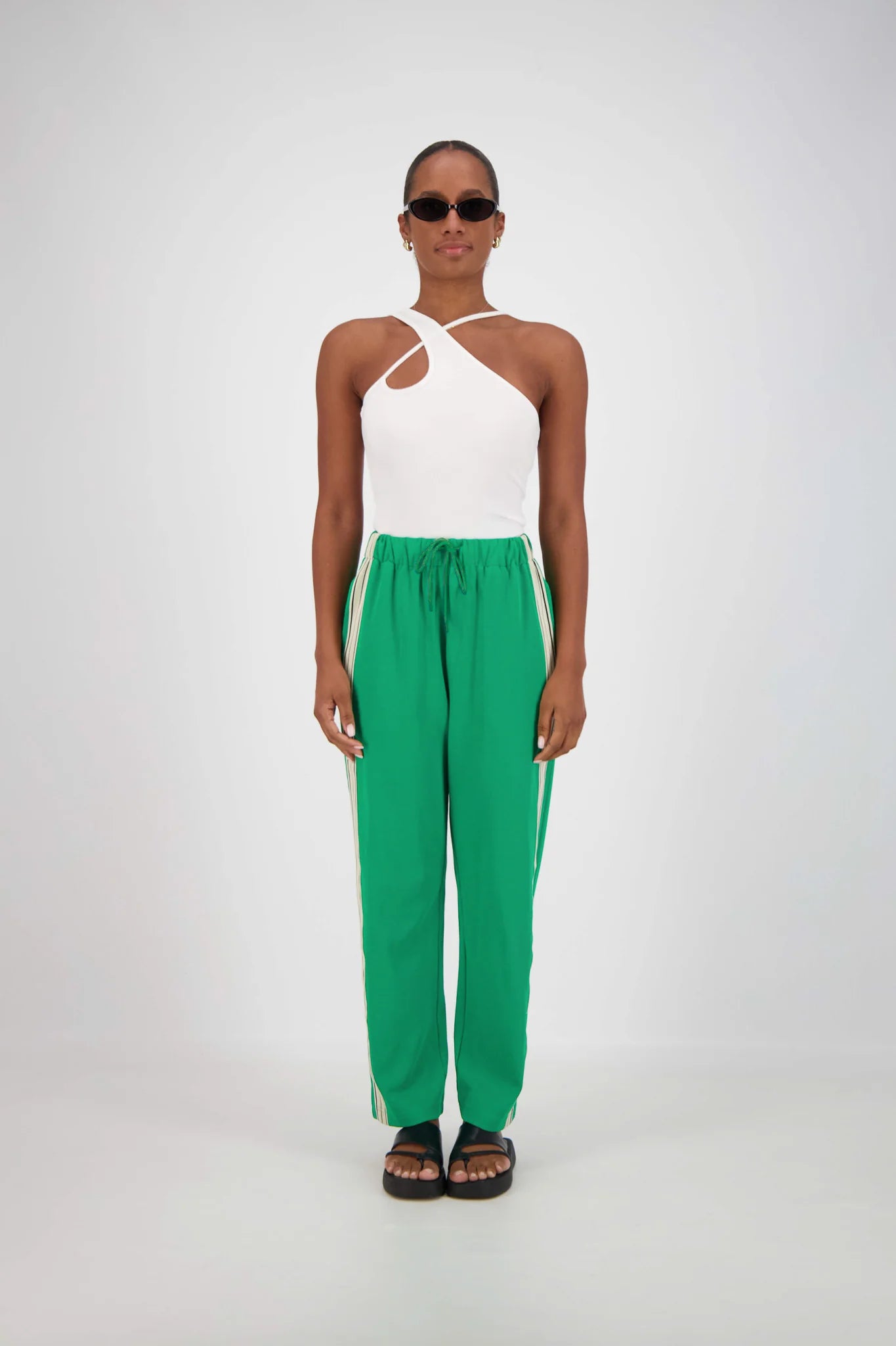 JASMINE ALEXA | PANAREA TRACKPANT - GREEN