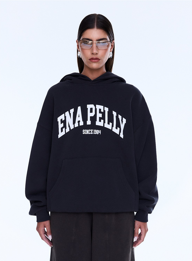 ENA PELLY | CASSIE OVERSIZED HOODIE - PHANTOM PELLY