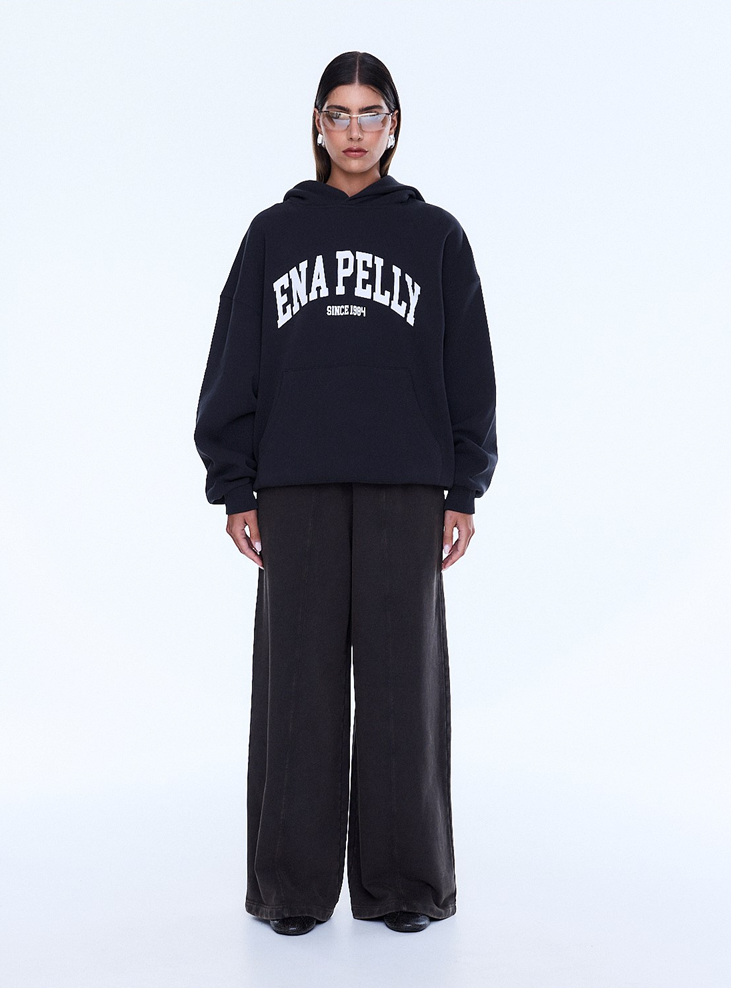 ENA PELLY | CASSIE OVERSIZED HOODIE - PHANTOM PELLY