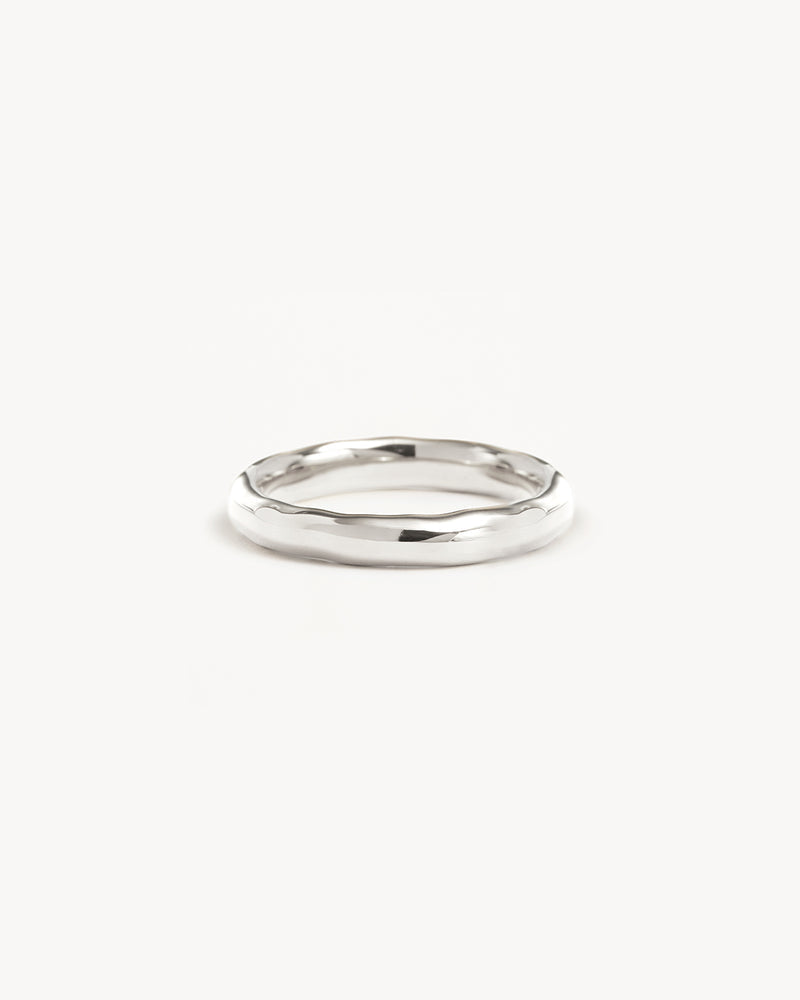 BY CHARLOTTE | LOVER MEDIUM RING - SILVER
