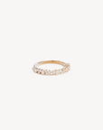 BY CHARLOTTE | CRYSTAL DUST FINE RING GOLD - SIZE 8