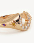 BY CHARLOTTE | LUCKY HORSESHOE RING - 8
