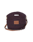 NIM | LEATHER TRIMMED RAFFIA MINI - COCOA