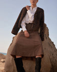 ZOE KRATZMANN | STELLAR SKIRT - MOCHA