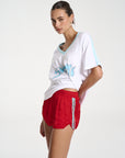 SUMMI SUMMI | SUMMI TEE - WHITE/ AQUA