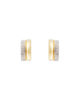 FAIRLEY | TWO-TONE PAVE HUGGIE
