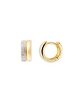 FAIRLEY | TWO-TONE PAVE HUGGIE
