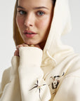 SUMMI SUMMI | MOTIF HOODIE - VANILLA
