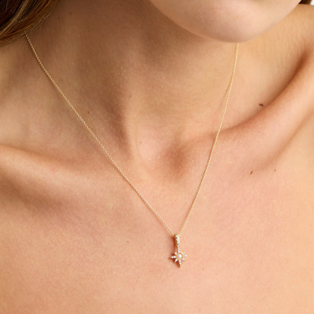 BY CHARLOTTE | DANCING IN THE STARLIGHT PEARL PENDANT