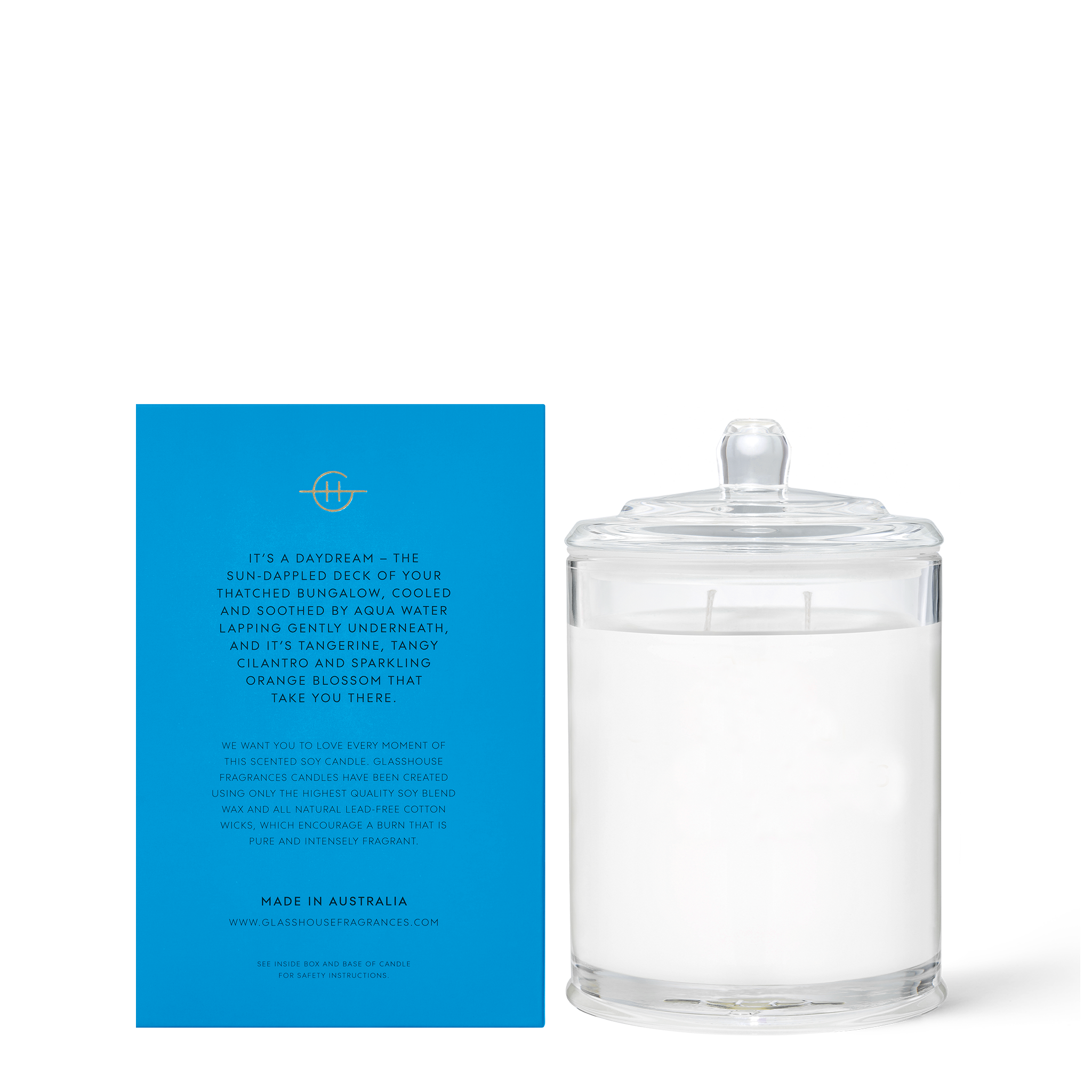 GLASSHOUSE | BORA BORA BUNGALOW - 380G CANDLE