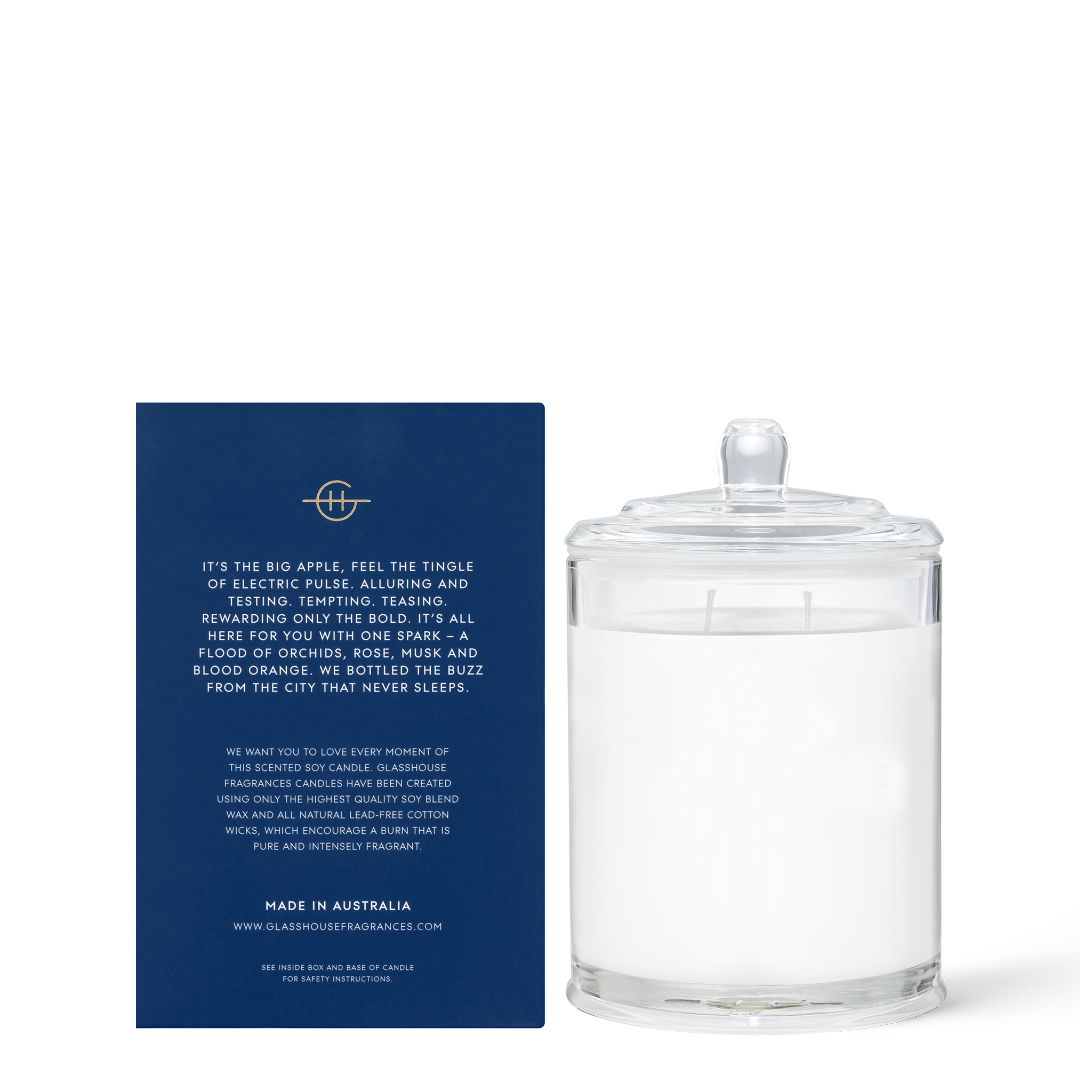 GLASSHOUSE | I&#39;LL TAKE MANHATTAN - 380G CANDLE