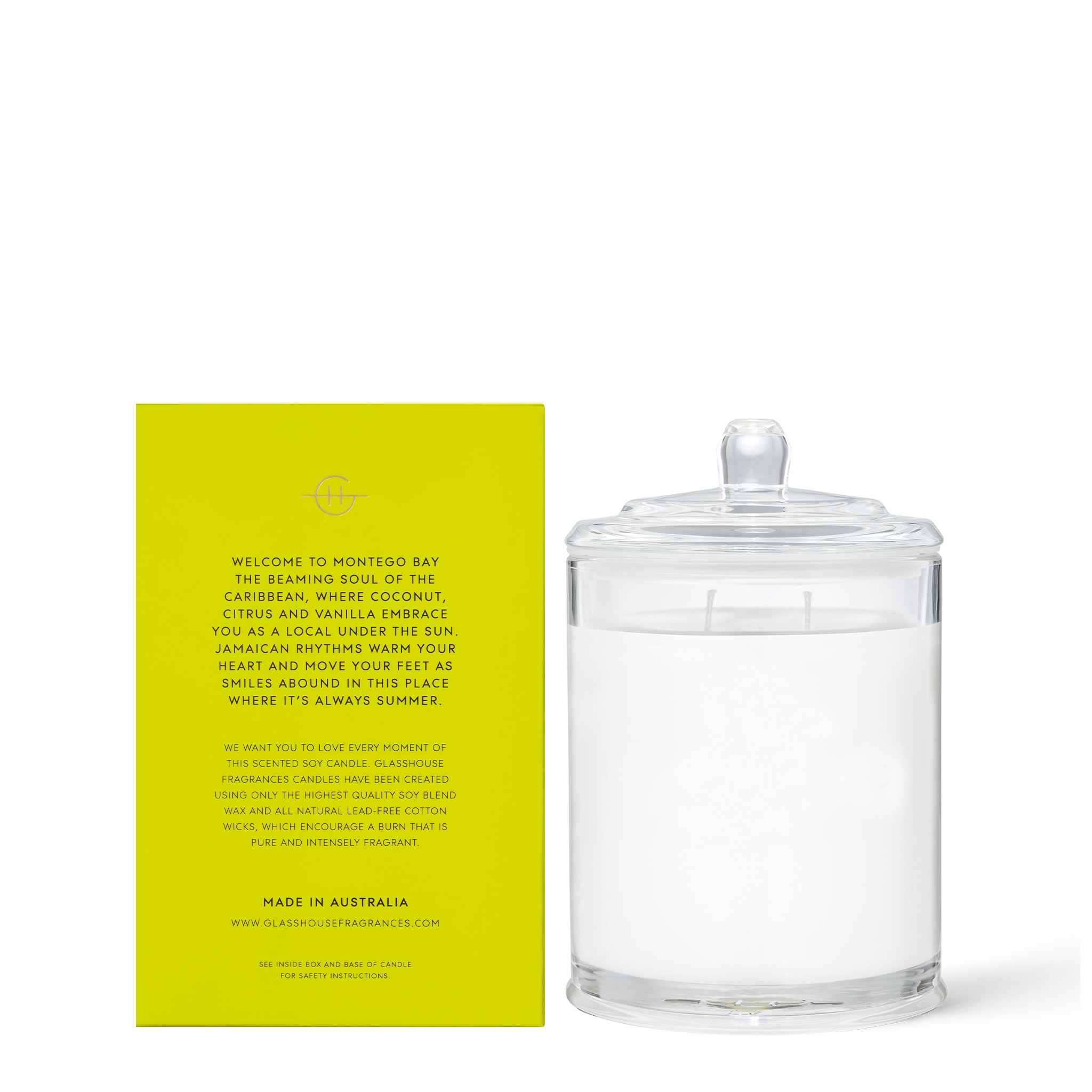 GLASSHOUSE | MONTEGO BAY RHYTHM - 360G CANDLE