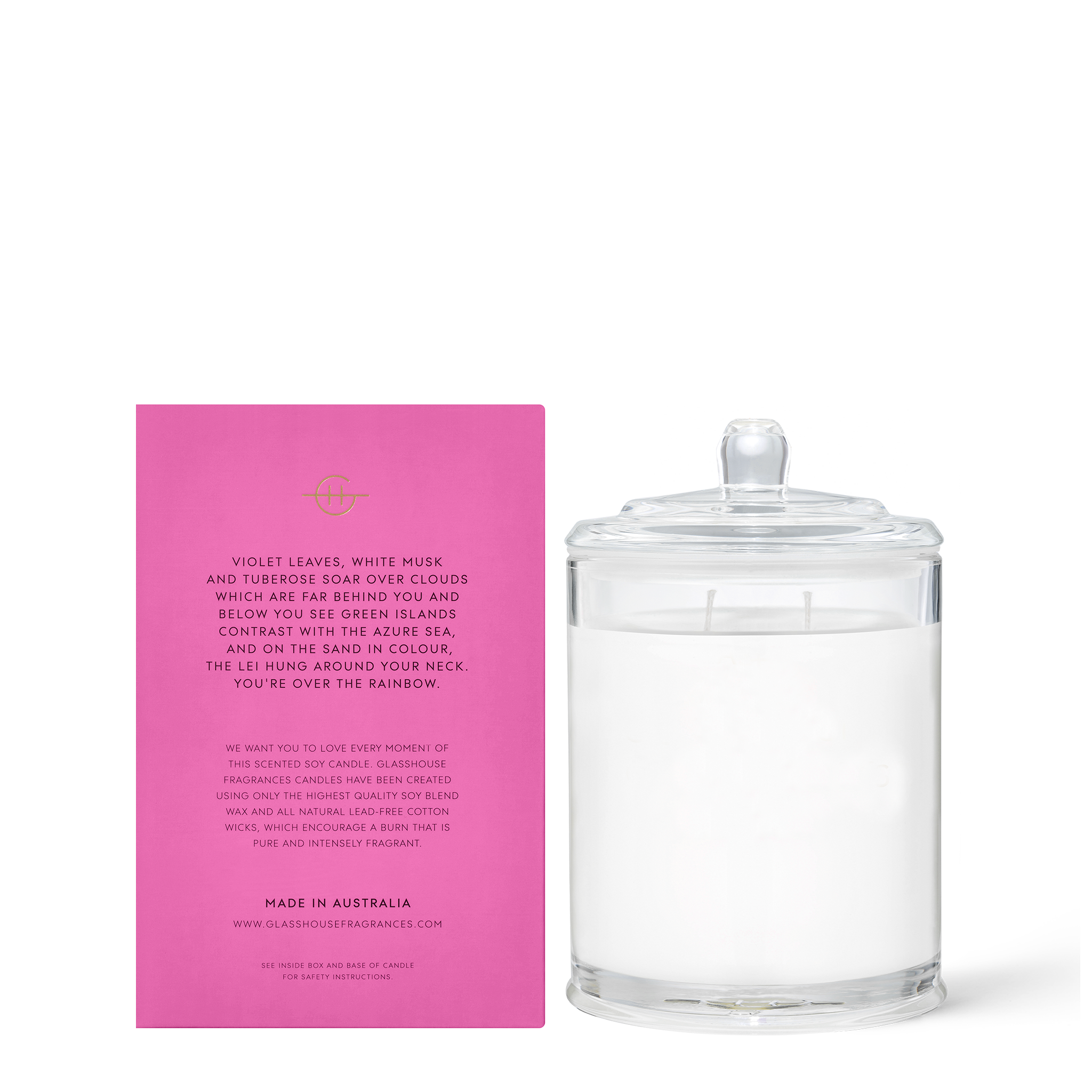 GLASSHOUSE | OVER THE RAINBOW - 380G CANDLE