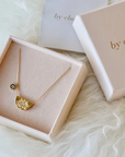 BY CHARLOTTE | LUCKY LOTUS NECKLACE - GOLD