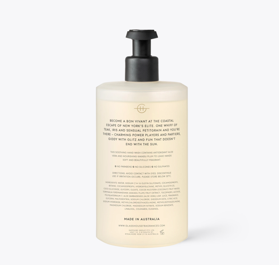 GLASSHOUSE | THE HAMPTONS - 450ML HAND WASH